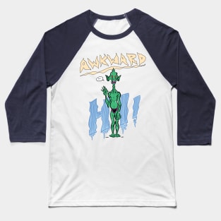 Awkward Hi- Fish out of Water Baseball T-Shirt